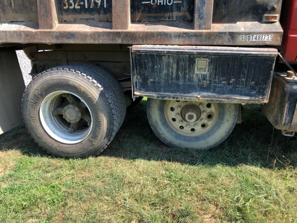 1991 GMC Dump Truck, 13-Ton CAT Diesel, 99,214 Mi., W/ Drop Axle