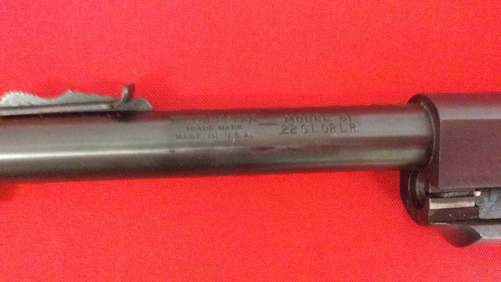 Winchester mod. 61 Receiver & Frame