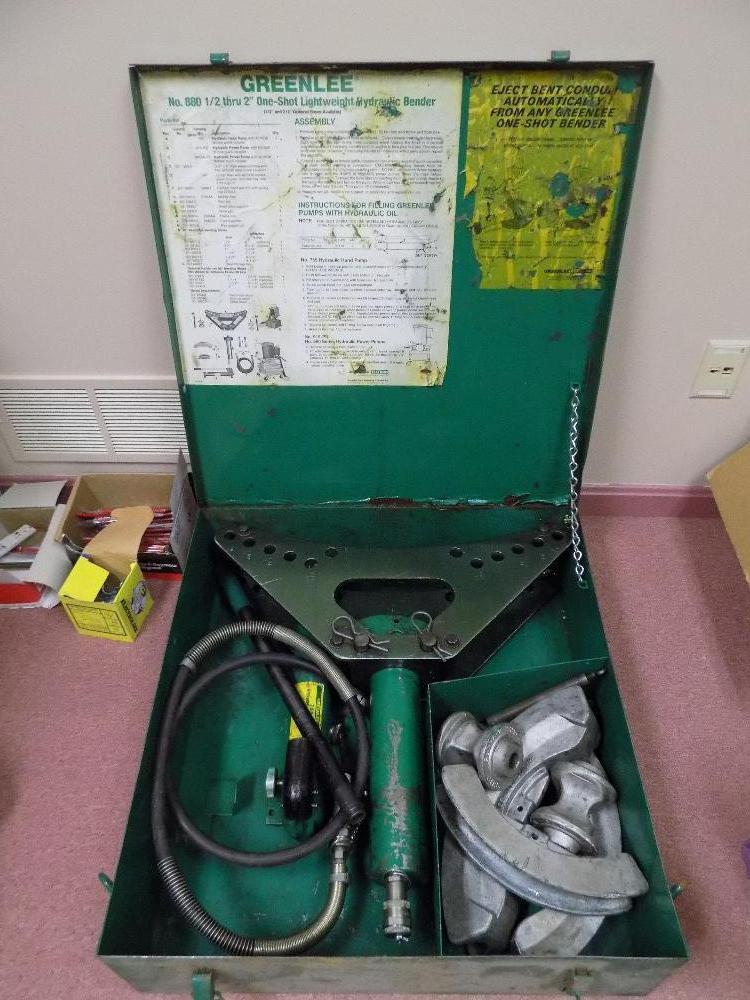 Greenlee No. 880 hydralic bender