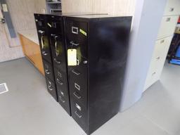 (3) File cabinets