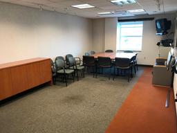 Contents Of Conference Room: Sofa - Desks - Chairs - Cabinets - TV - Projector