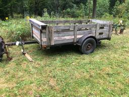 Home Built Trailer, Single Axle, 7'x14'