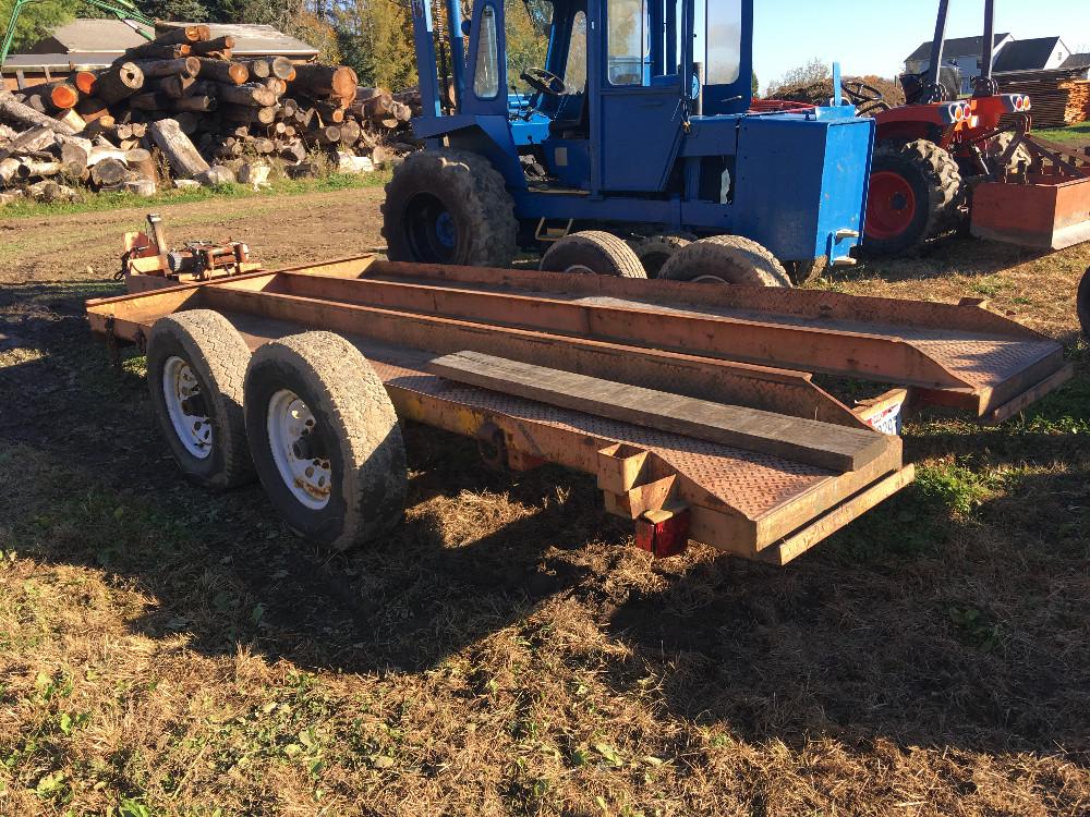 HD 14k gvw equipment trailer w/dual torsion axles