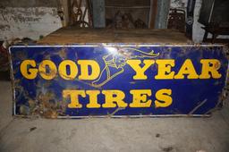 Goodyear Tires Porcelain Sign