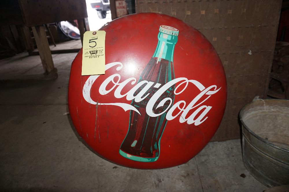 Coca-Cola Bottle Cap Sign