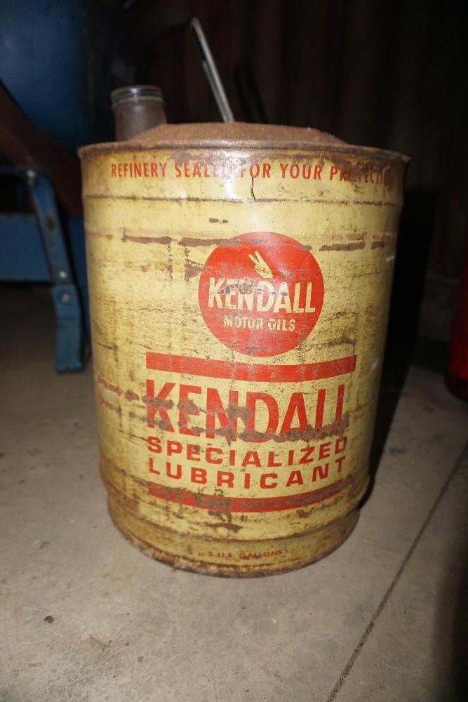 Kendall Motor Oil Can