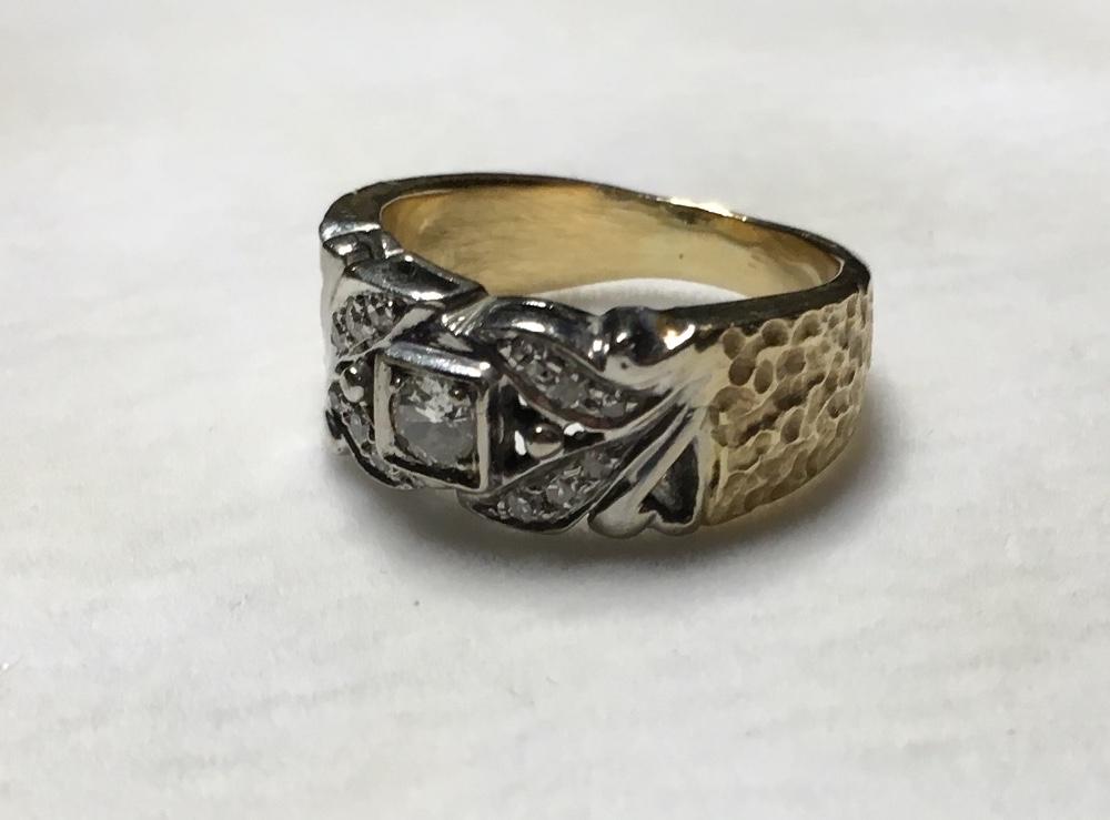 White Gold Diamond Cocktail Ring