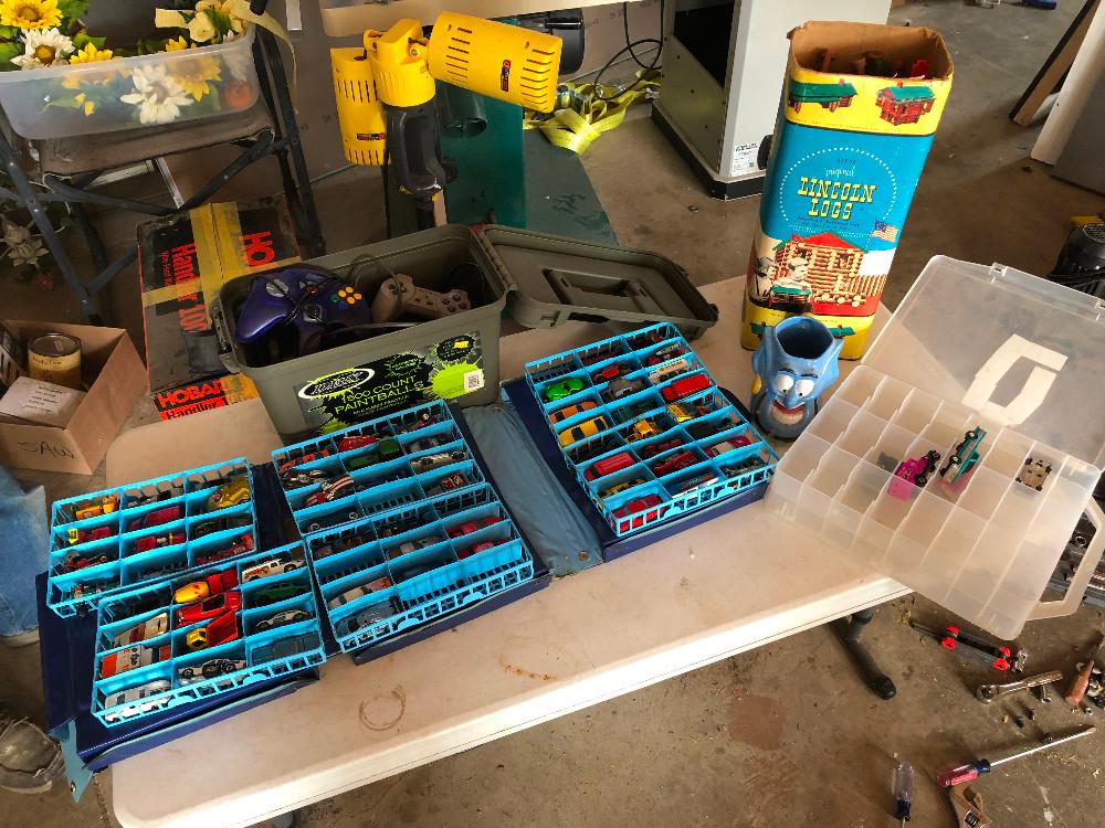 Hot Wheel Cars - Lincoln Logs - Games - Etc.