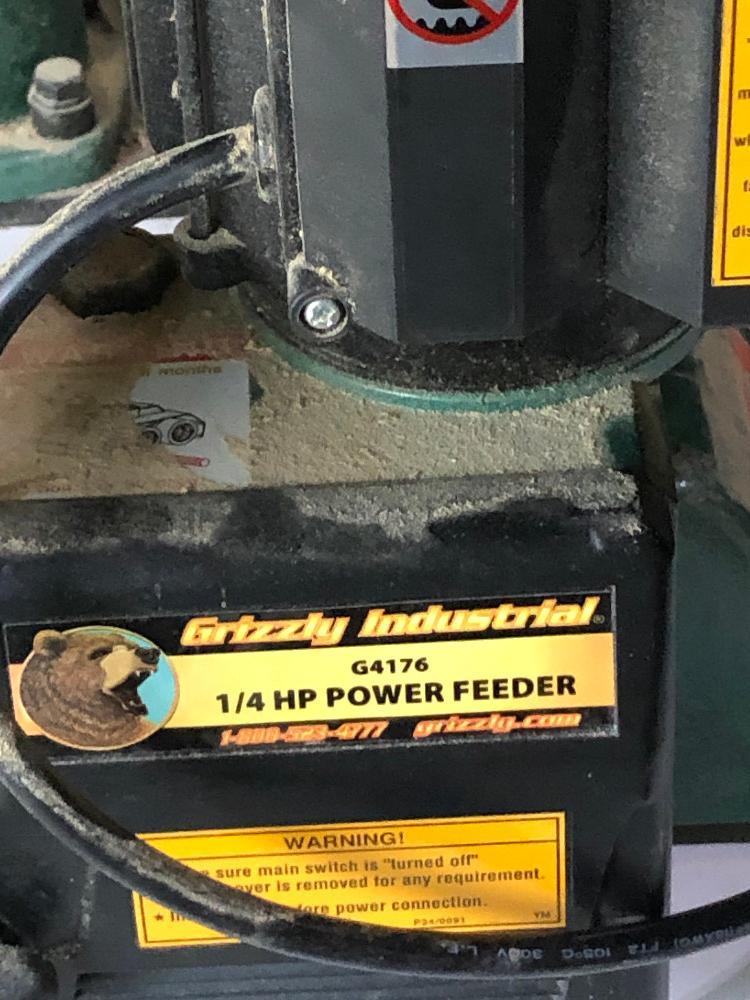 Grizzly G4176 3-Roller Power Feed