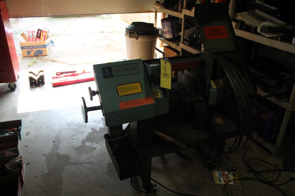 WF Wells Bandsaw W/ Roller Stand