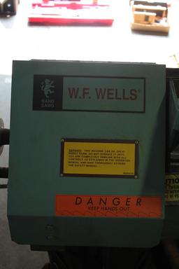 WF Wells Bandsaw W/ Roller Stand