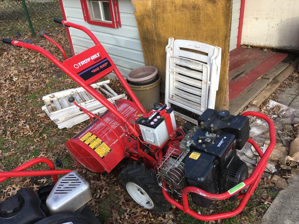 Troy-Bilt Big Red 11HP rear-tine tiller