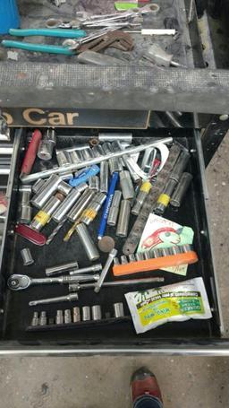 Tool cart and contents.