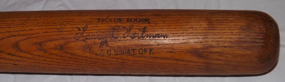 HARRY E. HEILMANN H&B LOUISVILLE SLUGGER 40HH, MARKED 34" ON KNOB