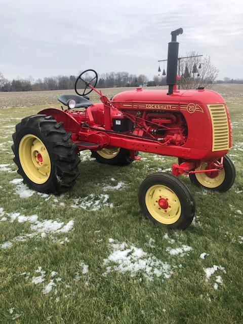 Cockshutt 20 Tractor, restored, new tires