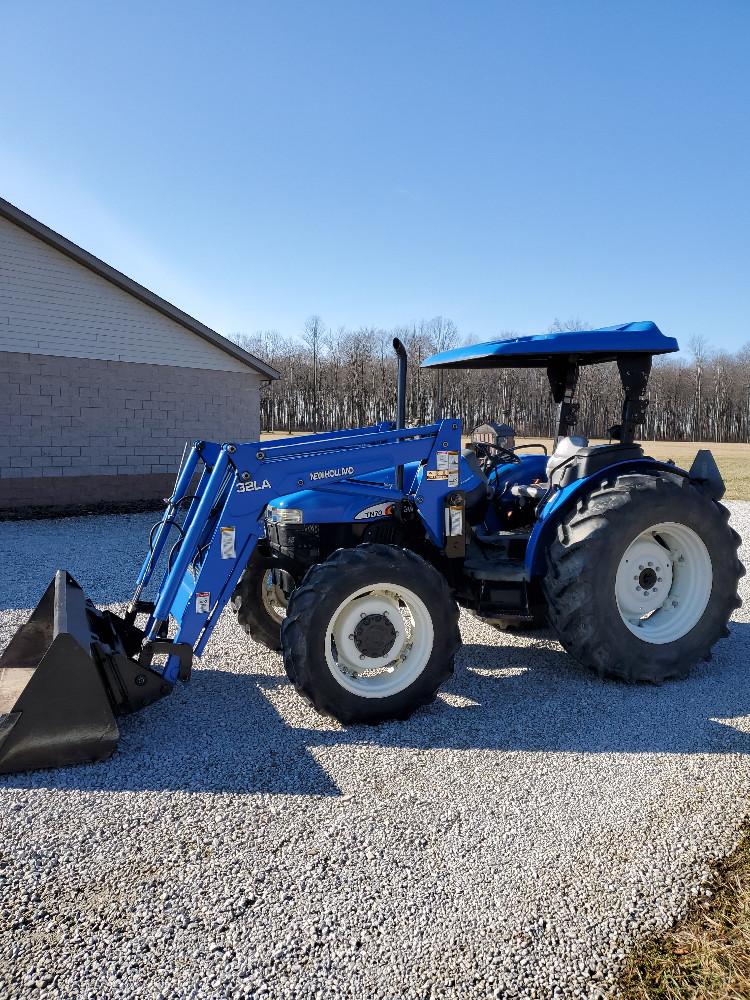 2003 New Holland TN70 loader tractor, 4x4, 2,142 hours