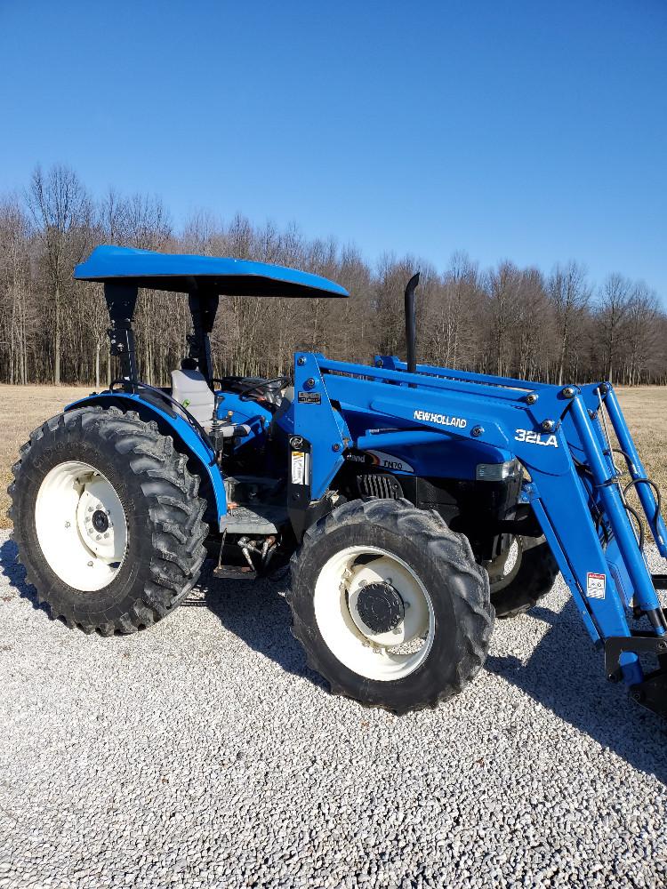2003 New Holland TN70 loader tractor, 4x4, 2,142 hours