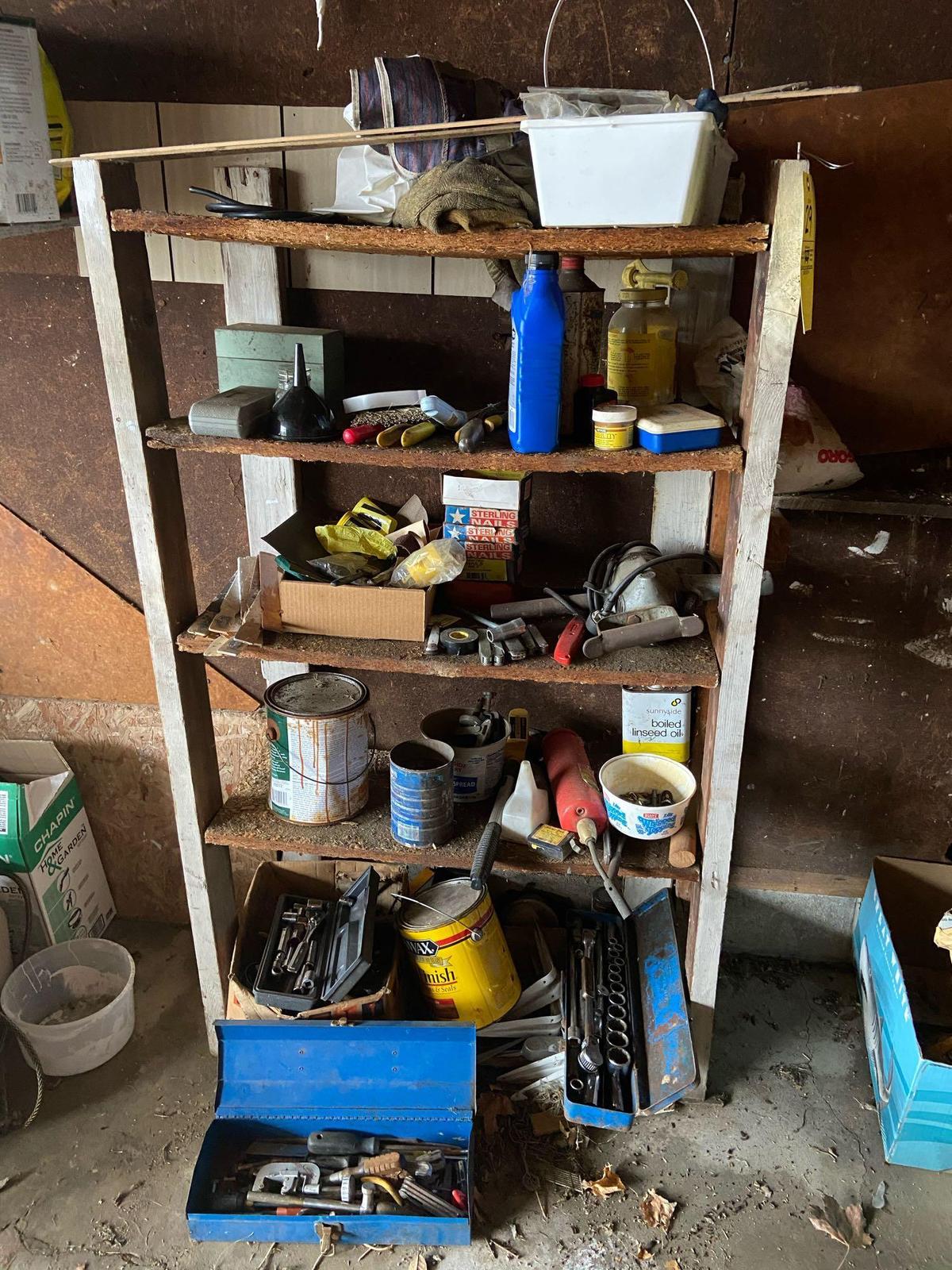 Shelf and Contents, Sockets and Tools