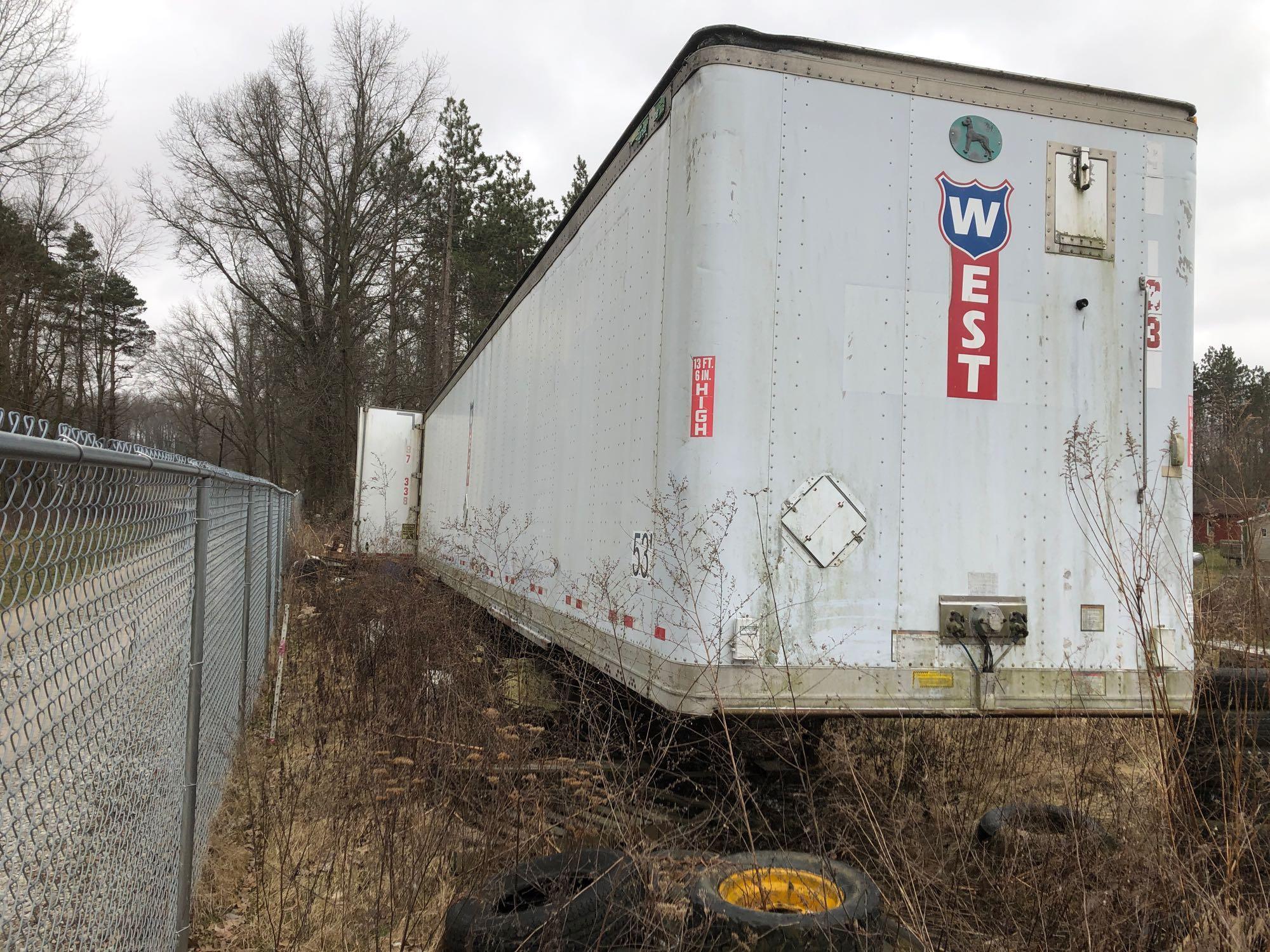 Great Dane 53' semi trailer for storage only