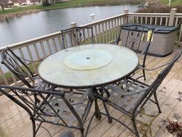 Iron Patio Table & Chairs