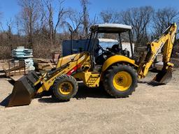 New Holland B95 backhoe, diesel, 4 x 4, with 18" bucket, 5,395 hrs