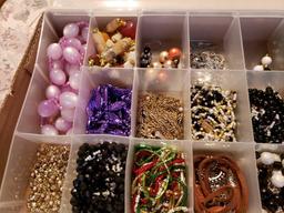 (2) Containers of Costume Jewelry