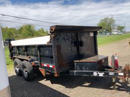 2014 quality steel trailer company 12' dump trailer