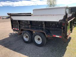 2014 quality steel trailer company 12' dump trailer