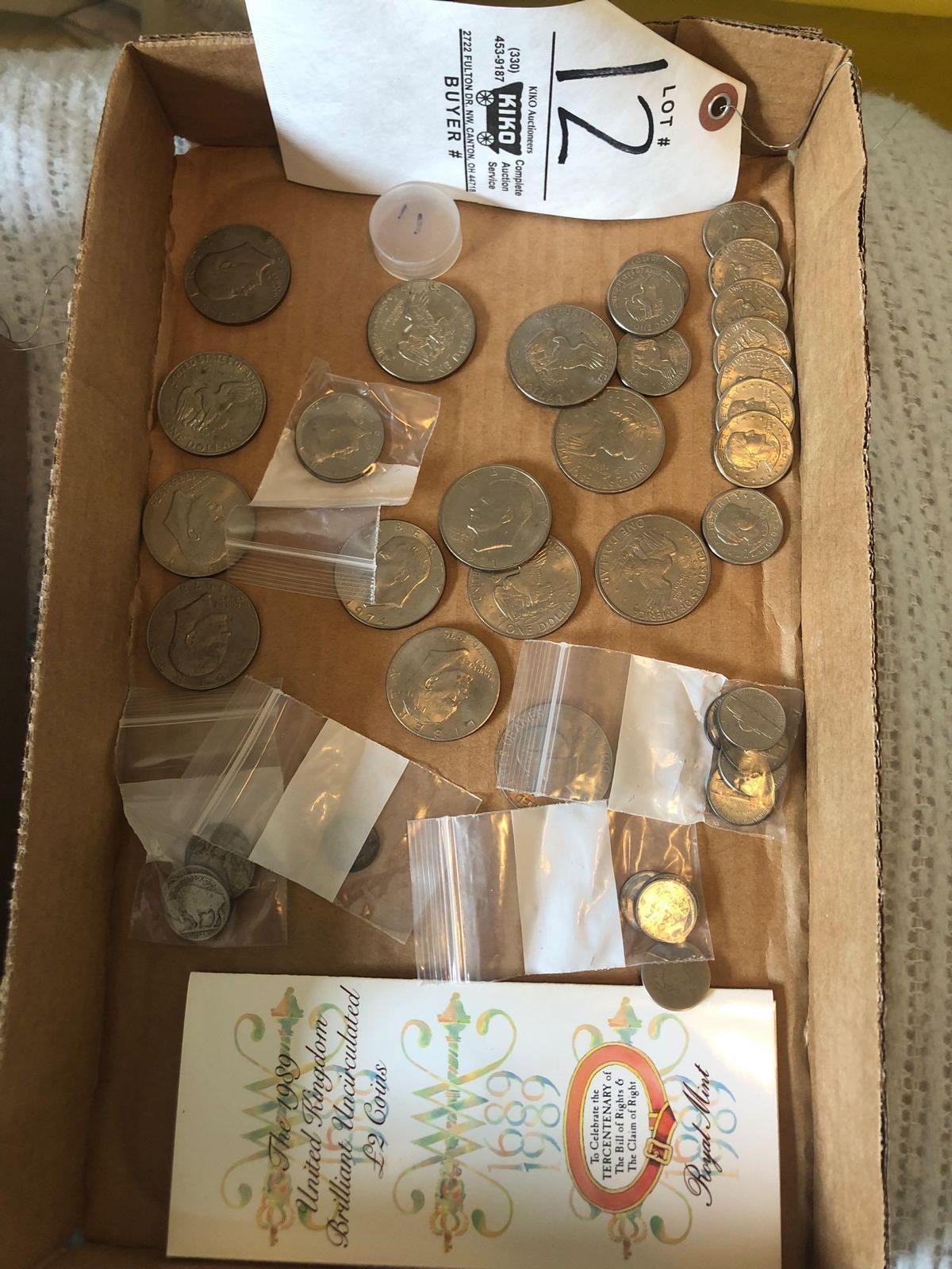 Lot of Assorted Coins. Approx $22 face value.