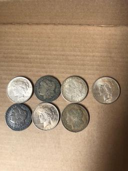 7 Silver Dollars