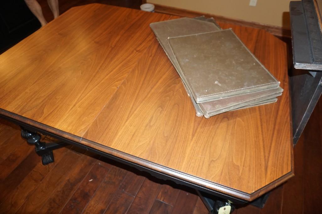 Early dining table refinished by Terry Murray