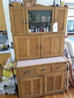 Hoosier-style cupboard