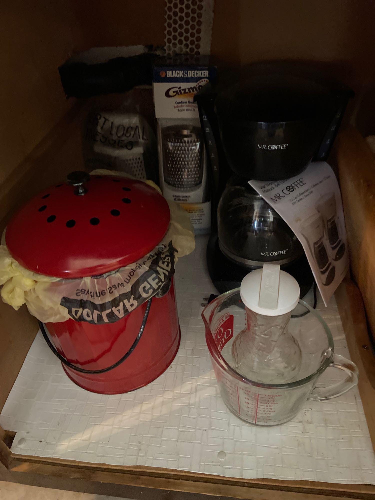 Contents of Bottom Kitchen Cabinets