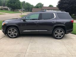 2017 GMC Acadia Denali, one owner, 9,345 mi.