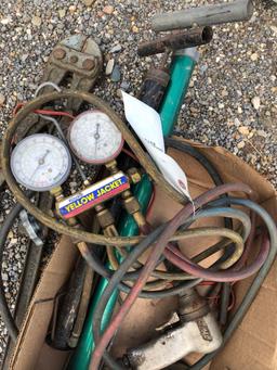 Bolt cutters, torch gauges