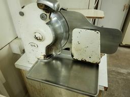 Berkel meat slicer, works, with cabinet