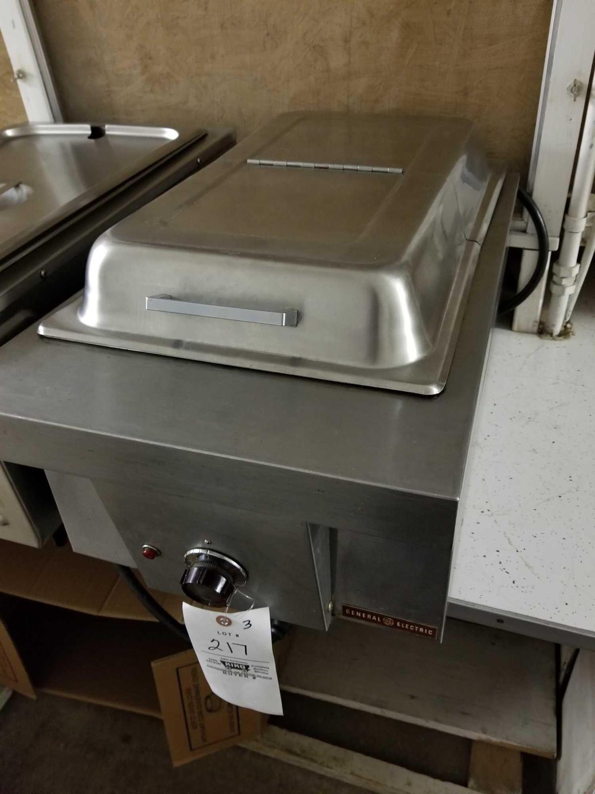 GE food warmer, works