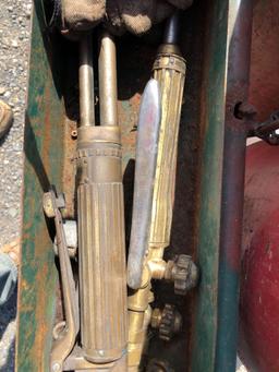 Acetylene tanks and gauges, no hoses. No paperwork for tanks.