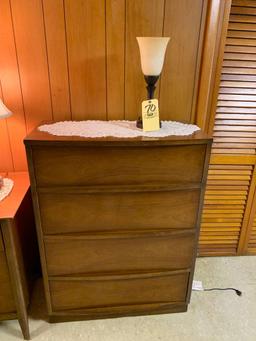 Dresser and Touch Lamp