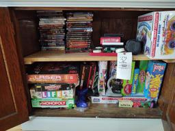 Assorted Board Games & DVDs