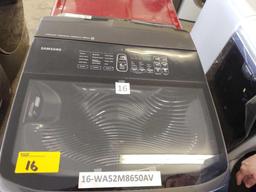 Samsung Top Load Washer Model #WA52M8650AV