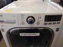 LG Front Load Washer Model # WM3997HWA