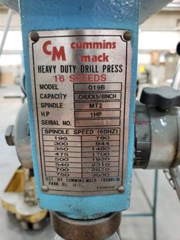 Cummins Mack 16 Speed Drill Press, 1 HP