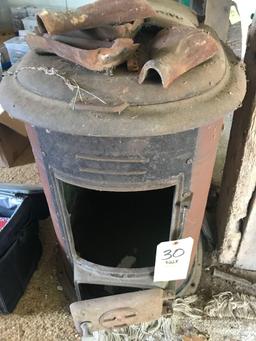 Cast iron wood king stove