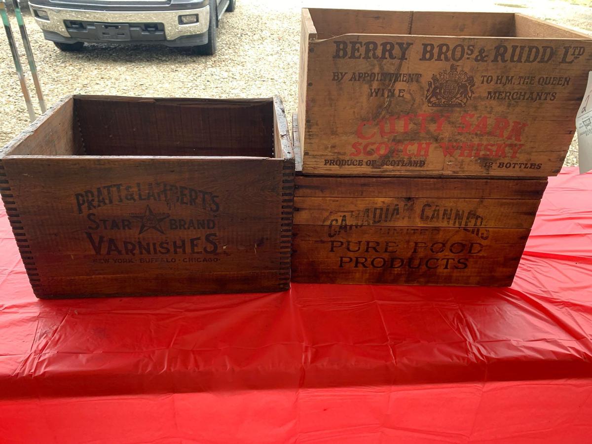 Vintage Wooden Crates