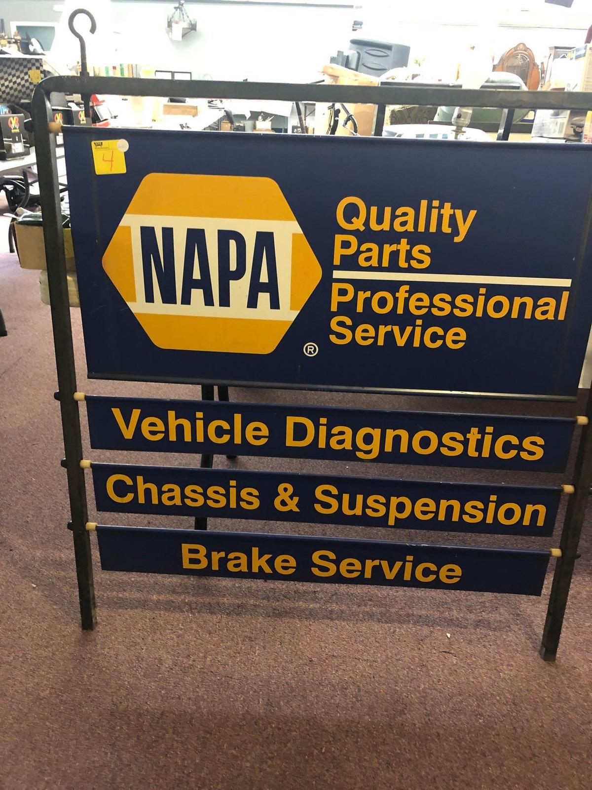 NAPA Quality Parts Professional Service advertisement sign 42 inches