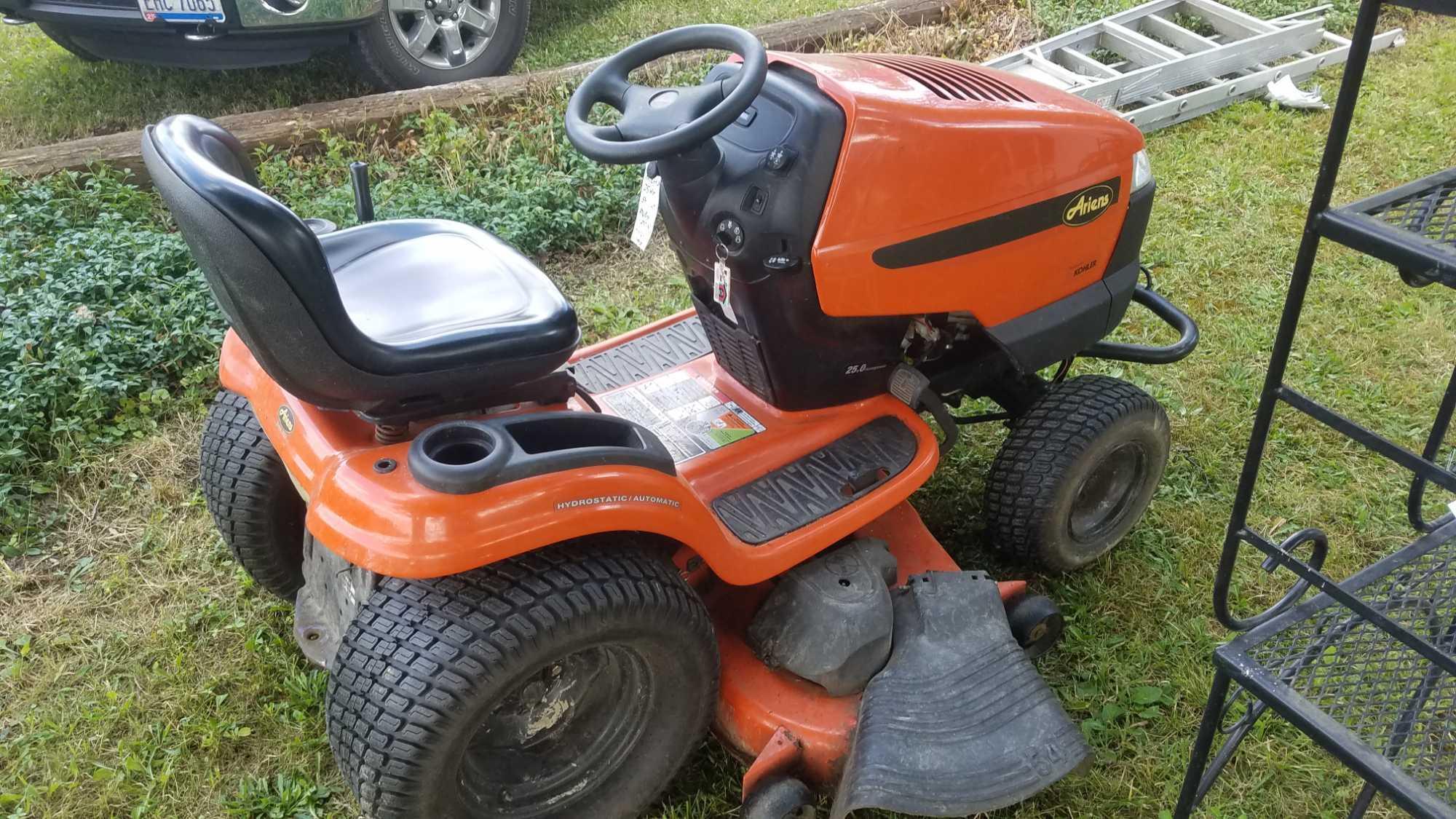 Ariens 25 hp 54" cut riding mower, hydrostatic with 364 hours