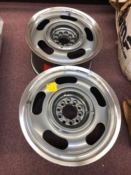 Set of Chevy Aluminum Wheels