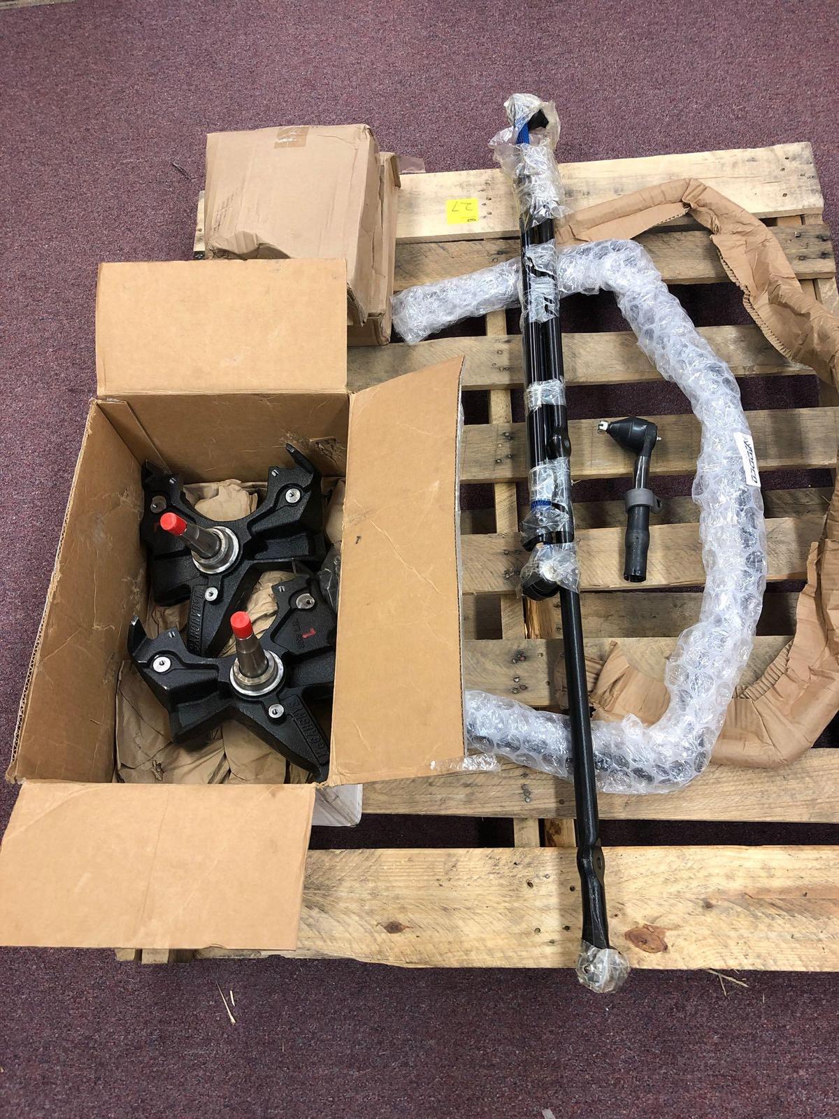 2 Addco sway bars and box with spindles