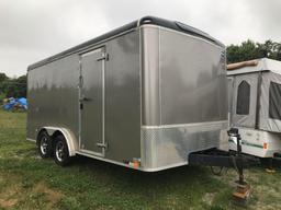 2018 United Trailers Inc. 7000-lb. 8'x16' enclosed box trailer